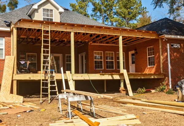 Porch Raising in Grosse Pointe
